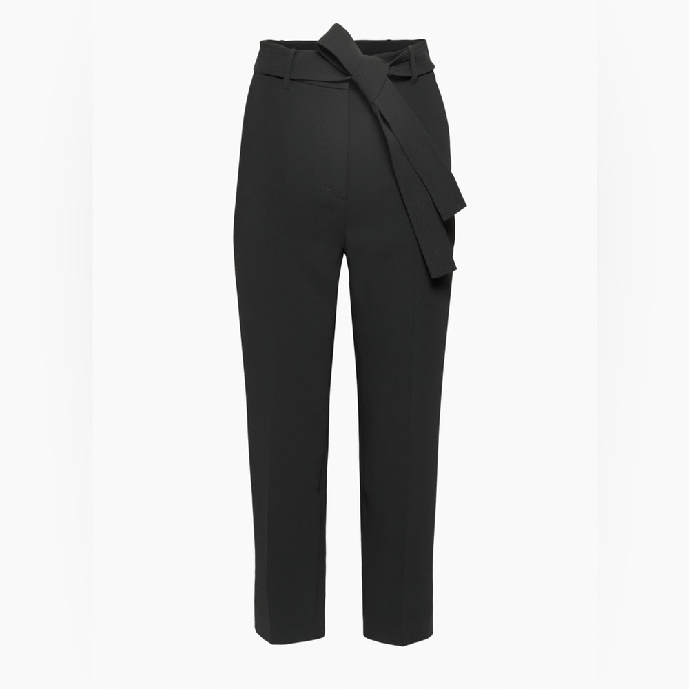 Wilfred dark brown High-Waisted Trousers